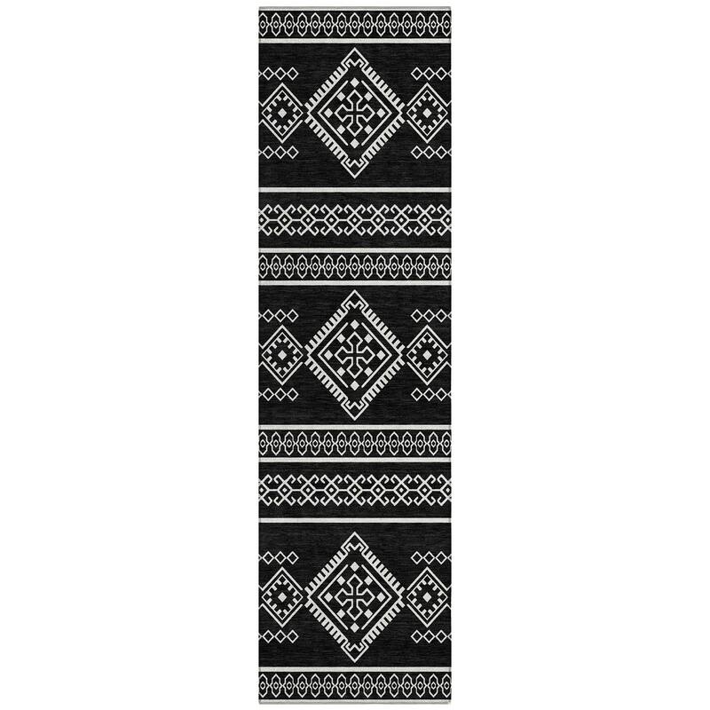Machine Washable Indoor/ Outdoor Chantille Moroccan Boho Rug