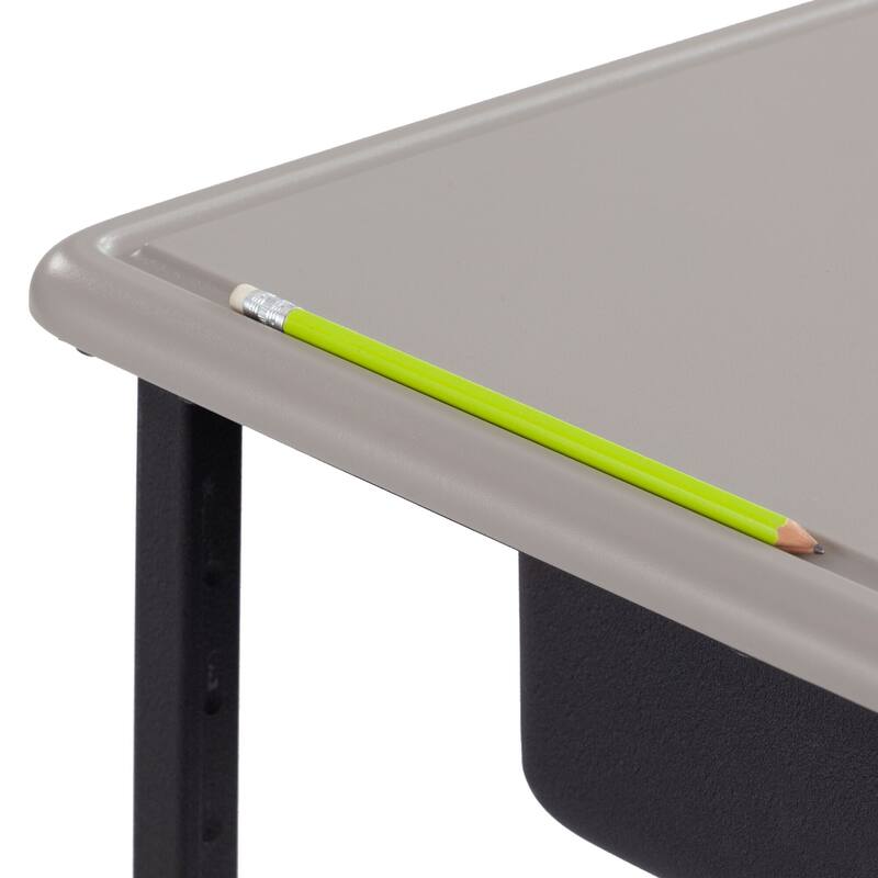 Alphabetter Sit or Stand Student Desk with Swinging Footrest