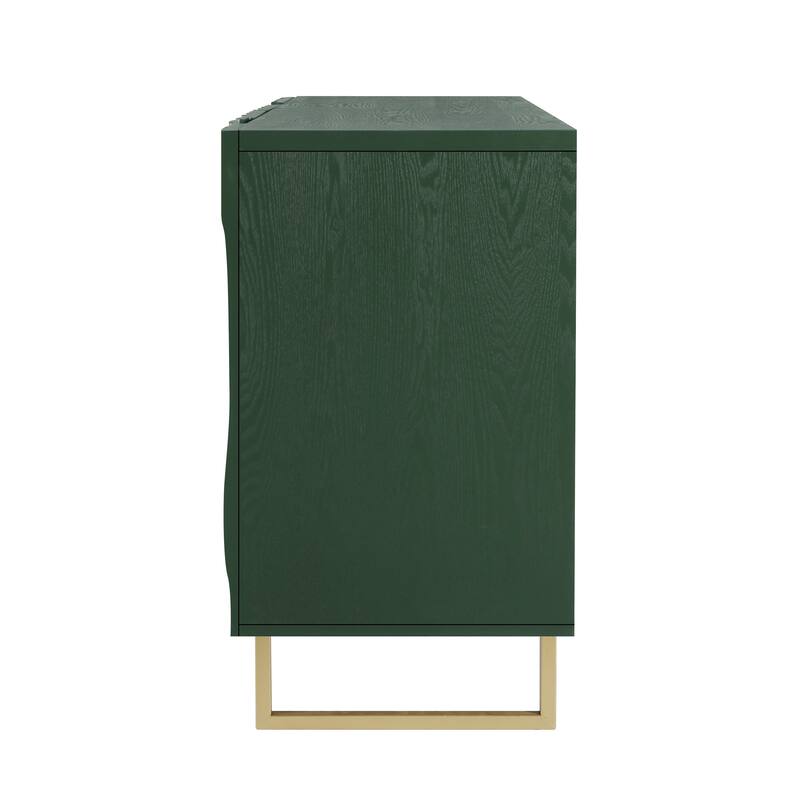 Christopher Knight Home - Oliver 60" Sideboard with Textured Doors and Adjustable Shelves