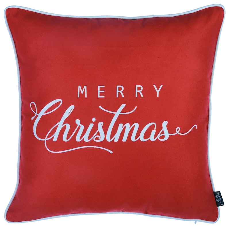 Christmas Throw Pillow Covers (Set of 4)
