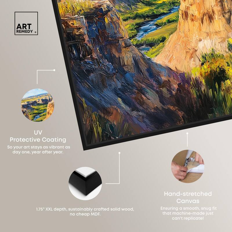 Rolling Hills and Sky II Canvas by Art Remedy
