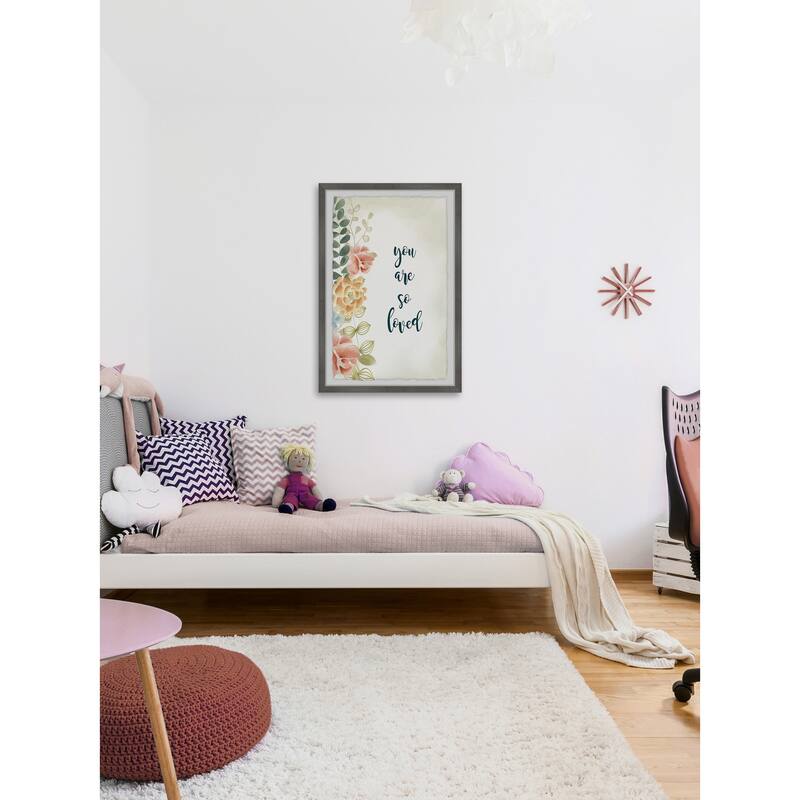 Baby Girl II Framed Wall Art, Elegant Home Touch - Sophisticated Artwork for Refined Décor