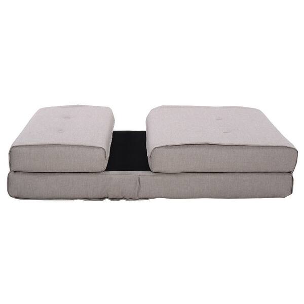 Shop Costway Fold Down Chair Flip Out Lounger Convertible Sleeper