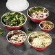 preview thumbnail 17 of 29, Heavy Duty Meal Prep Stainless Steel Mixing Bowls Set with Lids