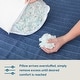 preview thumbnail 2 of 10, LUCID Comfort Collection Fiber + Shredded Foam Pillow
