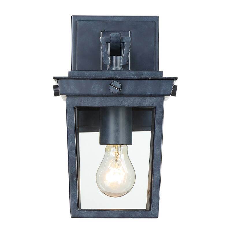 Belmont 1 Light Graphite Outdoor Wall Mount - 6.5'' W x 11'' H x 8'' D