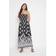 preview thumbnail 23 of 37, Oussum Maxi Dress Floral Pattern Long Tube Dress Polyester Sleeveless Dresses Party resort Summer wear