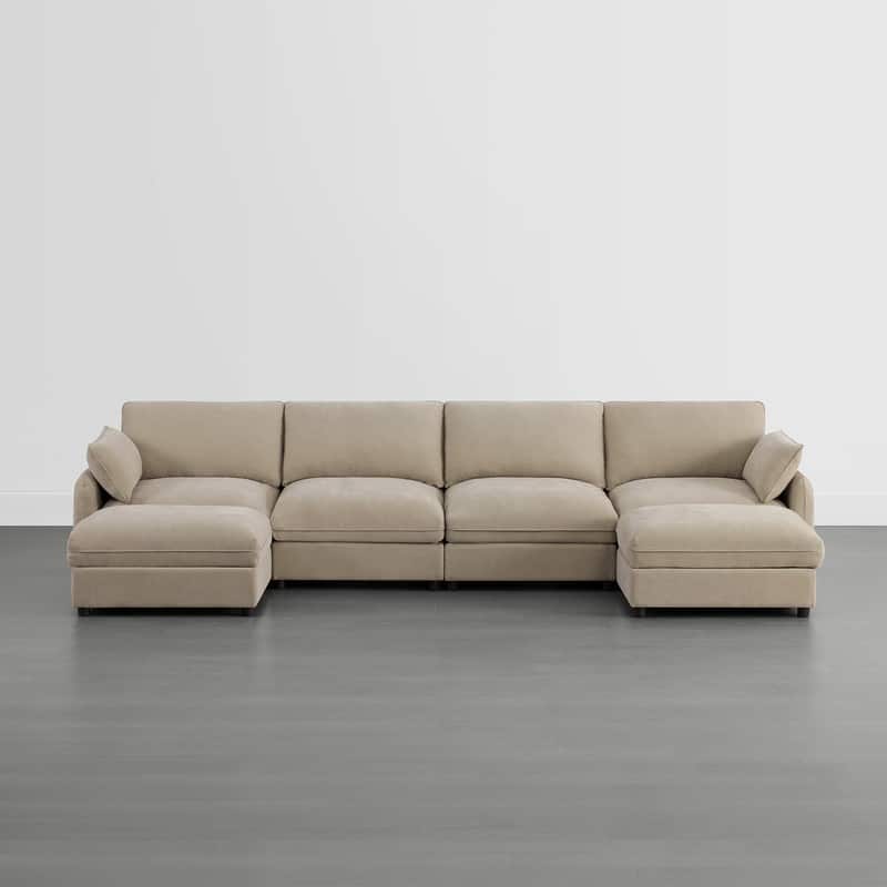 Spruce & Spring Oversized Cloud Modular Sectional Couches for Living Room