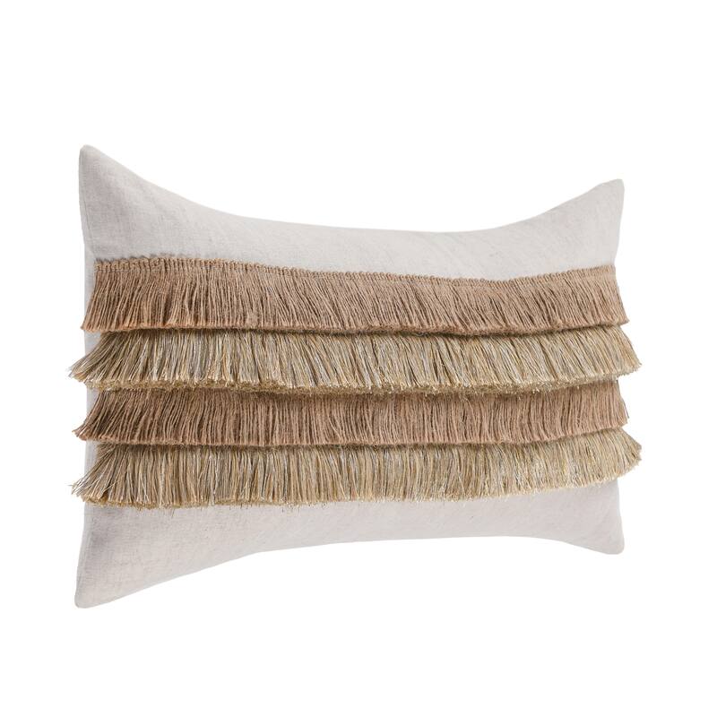 Villa by Classic Home Amon Linen Blend Throw Pillow