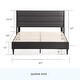 preview thumbnail 5 of 30, Brookside Amelia Upholstered Bed with Horizontal Channels