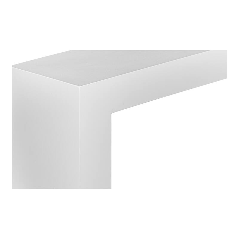 NADAAL STUDIOS Revive Bench, Fiber-Reinforced Natural Concrete, Seats 3, White