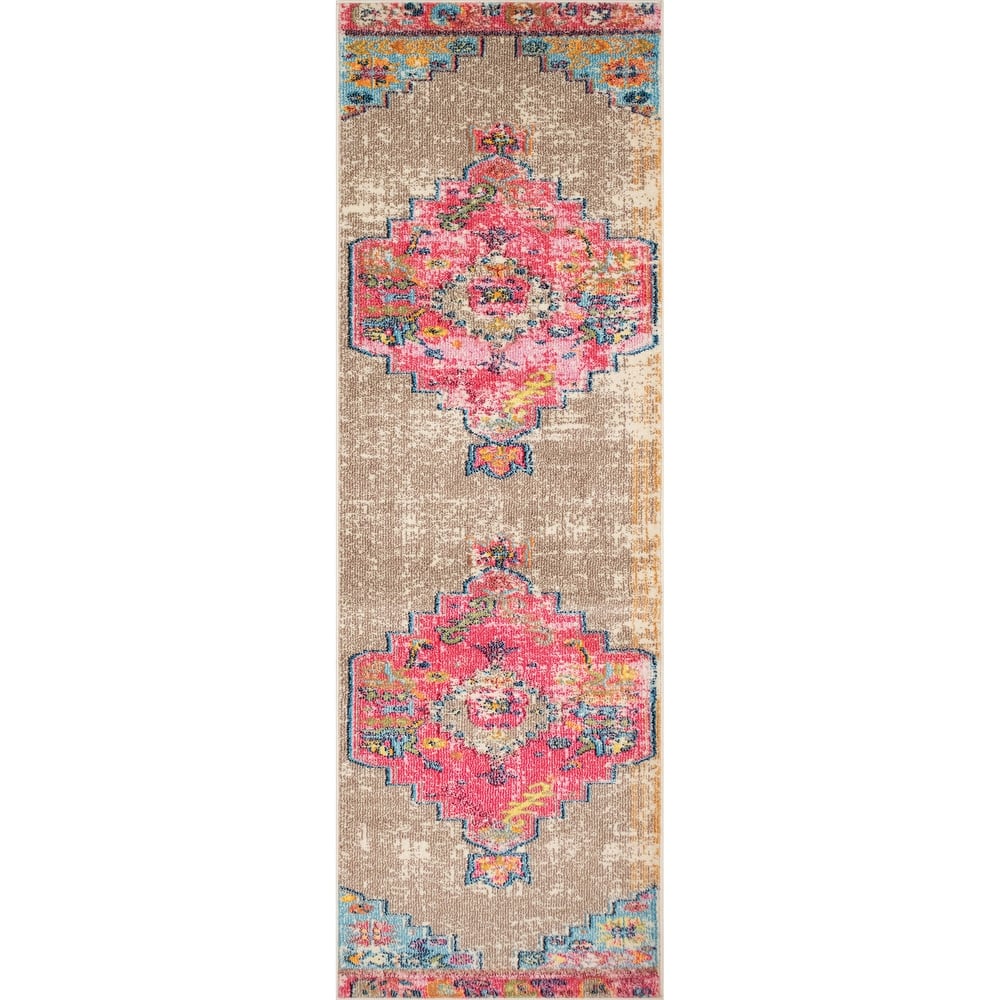 Noori Rug Sapphire Distressed Delma Multicolor Area Rug