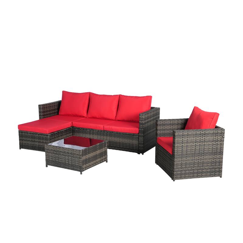 3 Pieces Patio Furniture Set