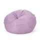 preview thumbnail 19 of 66, Madison Faux Suede 5-foot Beanbag Chair by Christopher Knight Home