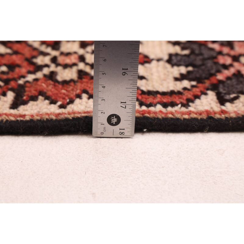 ECARPETGALLERY Hand-knotted Kayseri Vintage Dark Copper Wool Rug - 6'2 x 9'7