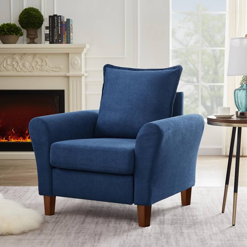 Modern Accent Chair Comfy Upholstered Armchair for Living Room