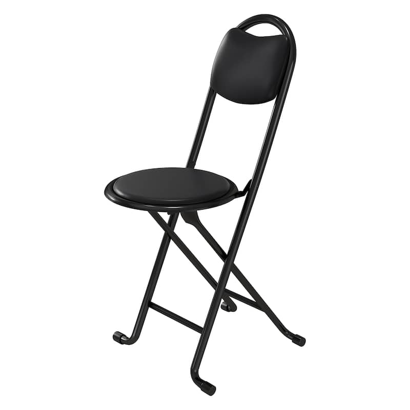 4pcs Folding Stool With Back, Cushioned Padded Folding Stool, Portable Folding Chairs For Outdoor Indoor Kitchen Shop Cafe