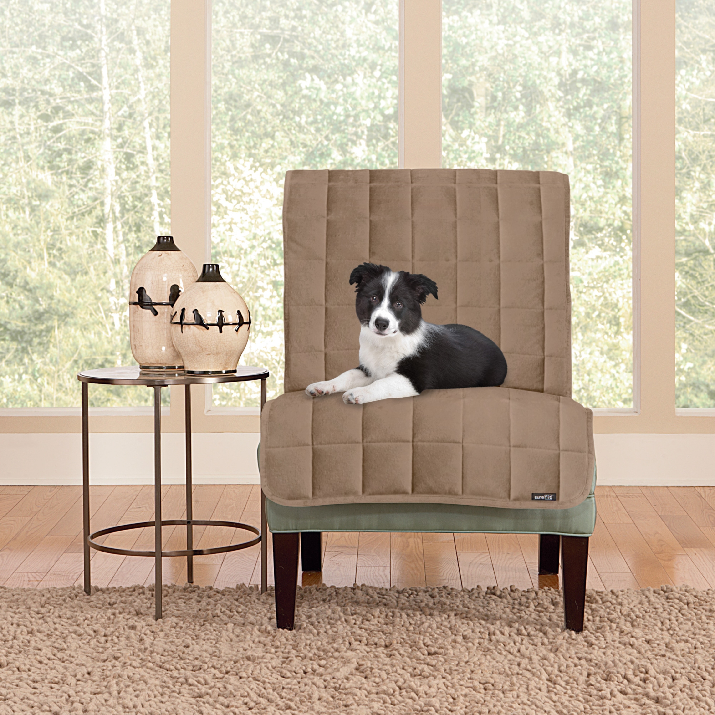 Surefit armless cheap chair cover
