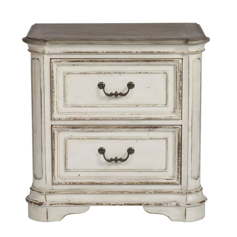 Liberty Furniture Magnolia Manor Upholstered Sleigh Bed, Dresser, Mirror, Chest, Night Stand - California King, King or Queen