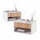 Option White/Light Oak -(Set of 2)