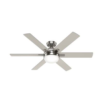 Hunter 52" Hardaway Ceiling Fan with Integrated LED Light Kit and Handheld Remote