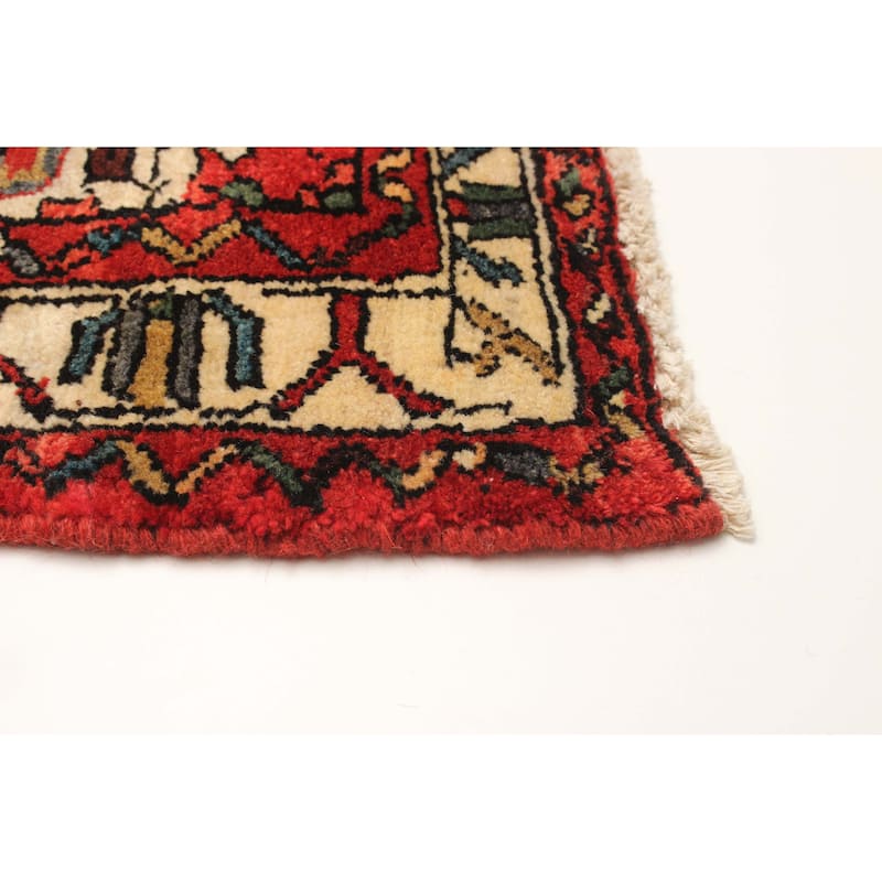 ECARPETGALLERY Hand-knotted Andelz Red Wool Rug - 2' 7" x 9' 7"