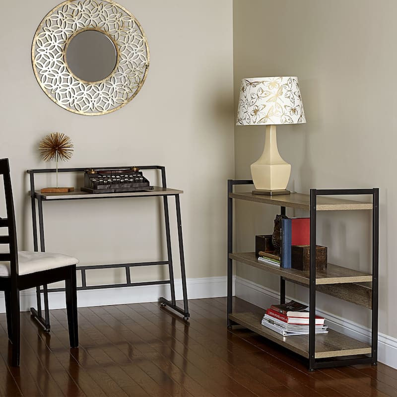 Household Essentials 3 Shelf Open Storage Bookshelf - 13.8"L x 40.5"W x 32.5"H