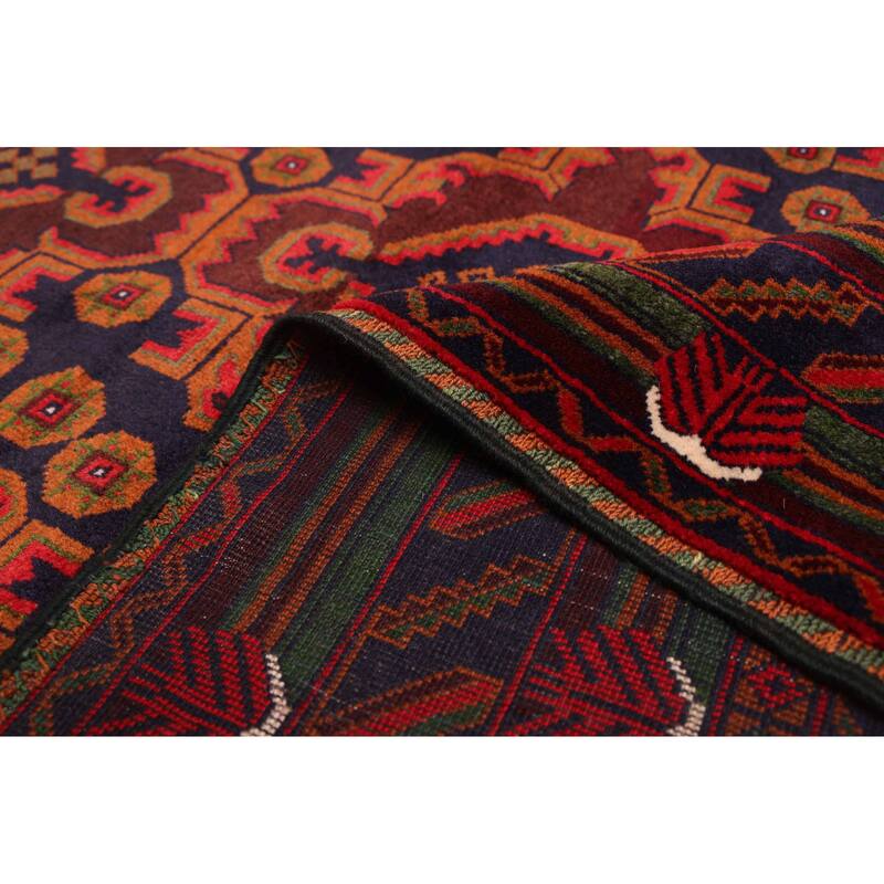 ECARPETGALLERY Hand-knotted Teimani Dark Brown Wool Rug - 4'0 x 6'8