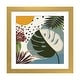 preview thumbnail 4 of 18, iCanvas "Minimal Tropical Scenery II" by Angel Estevez Gold - 16x16x1