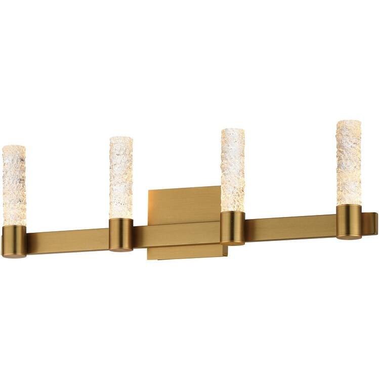 Maxim 38444IB Duchess 4 Light 30" Wide ADA Compliant LED Vanity Light - Natural Aged Brass