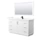 Option White / Giotto Quartz Top / Matte Black Hardware