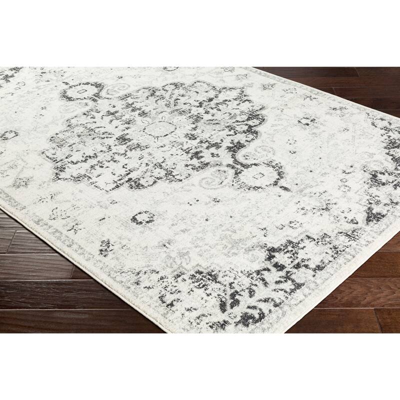 Artistic Weavers Caressa Vintage Boho Area Rug - 2'7" x 7'3" Runner - Charcoal