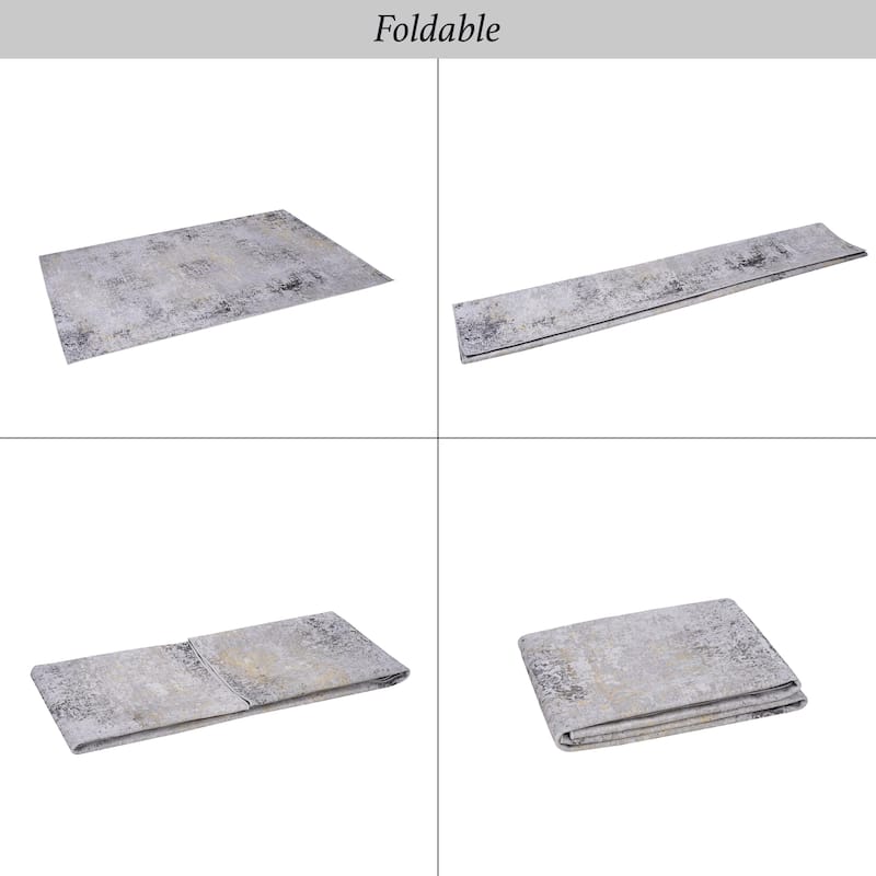 9x12 Area Rug for Bedroom,Washable Rug,Low-Pile,Non-Slip,Non-Shedding,Foldable,Area Rugs for Living Room,Bedroom - 9'3" x 12'3"