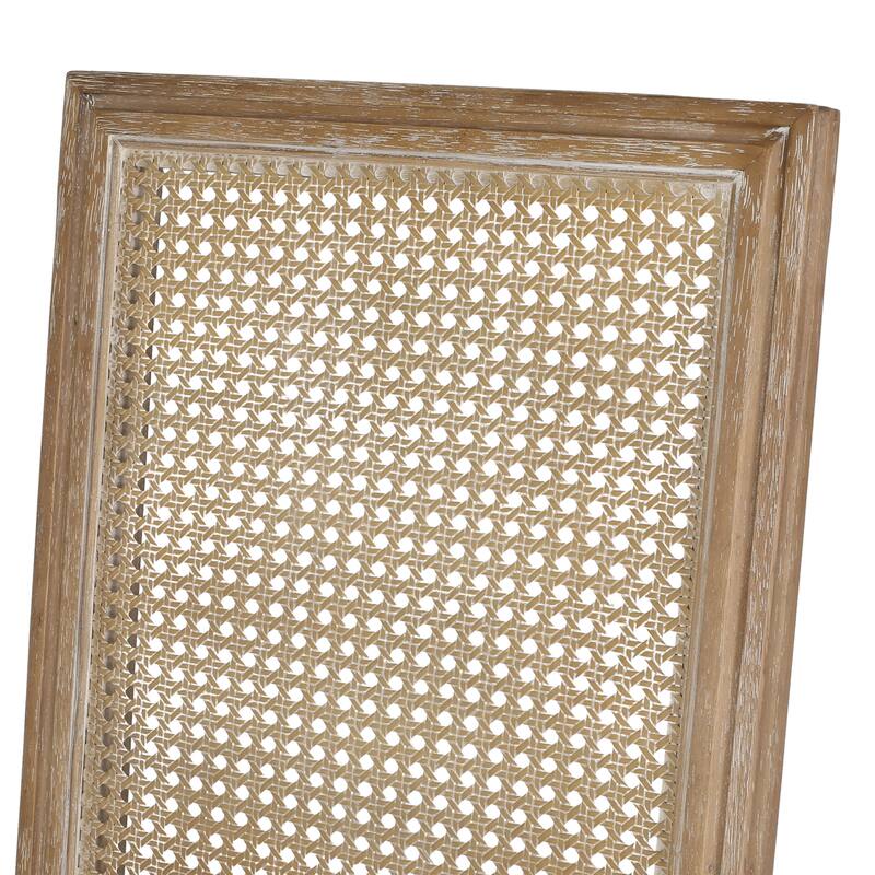 Pampas Wood and Cane Dining Set by Christopher Knight Home