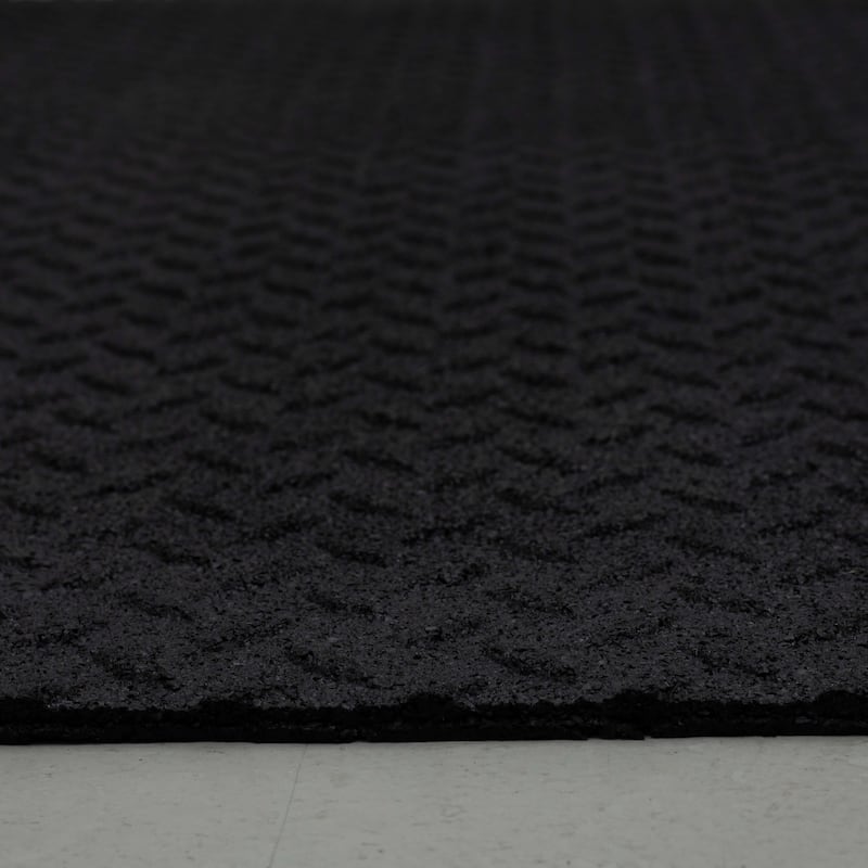 Mohawk Home Matrix Crosshatch Mat Black 3' X 4' Door Mat