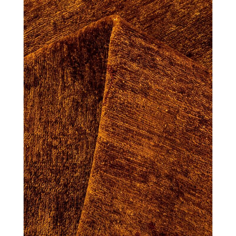 Contemporary Overdyed Wool Hand Knotted Area Rug - 6' 0" x 8' 8"