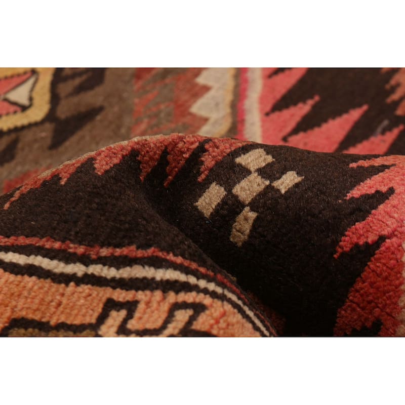 ECARPETGALLERY Hand-knotted Konya Anatolian Black, Brown Wool Rug - 3'3 x 12'11