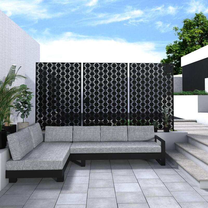 Privacy Screen Panel Free Standing Square