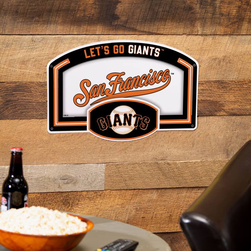 San Francisco Giants Embossed Steel Wall Sign, 11" x 17"