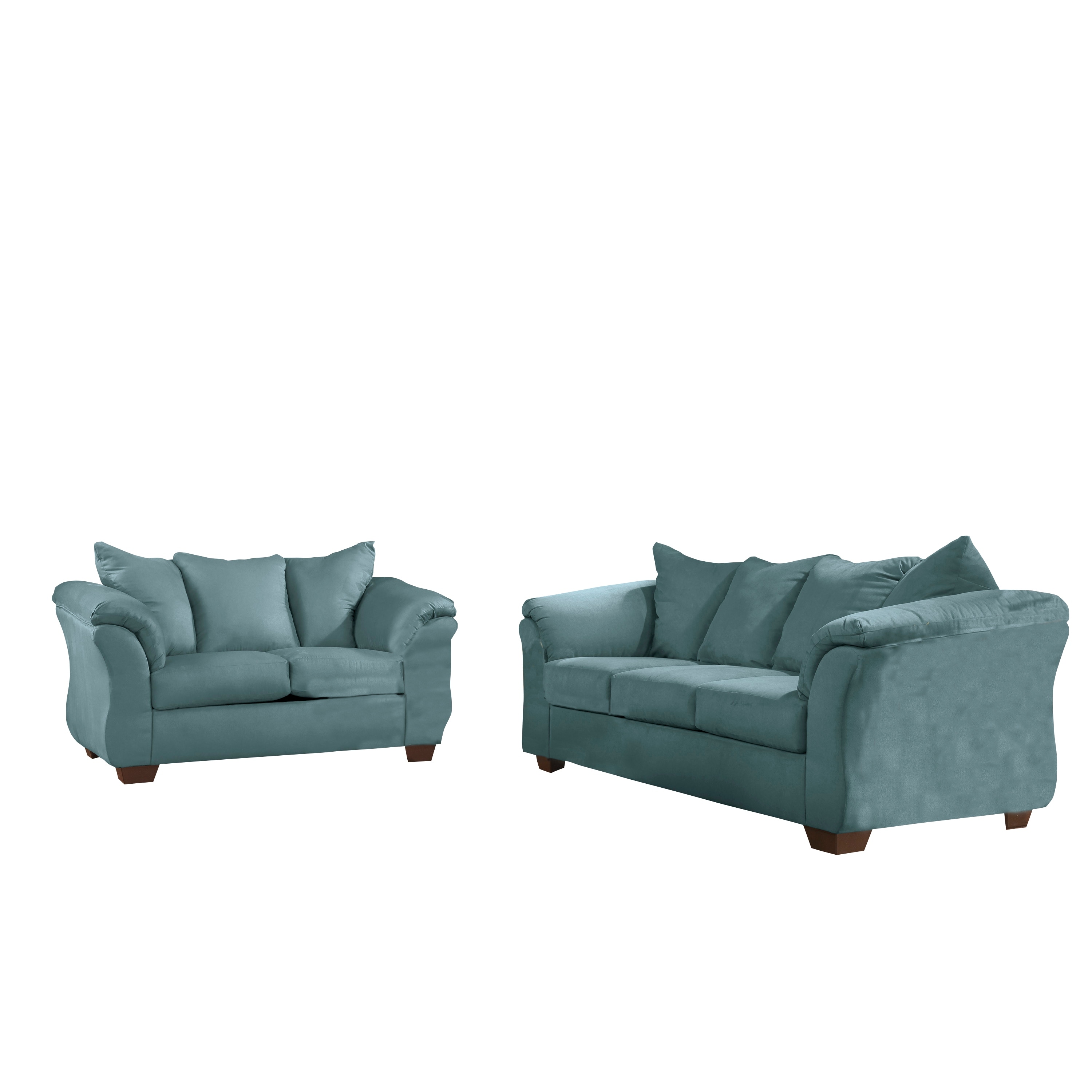 Shop Signature Design By Ashley Darcy Living Room Set In Sky