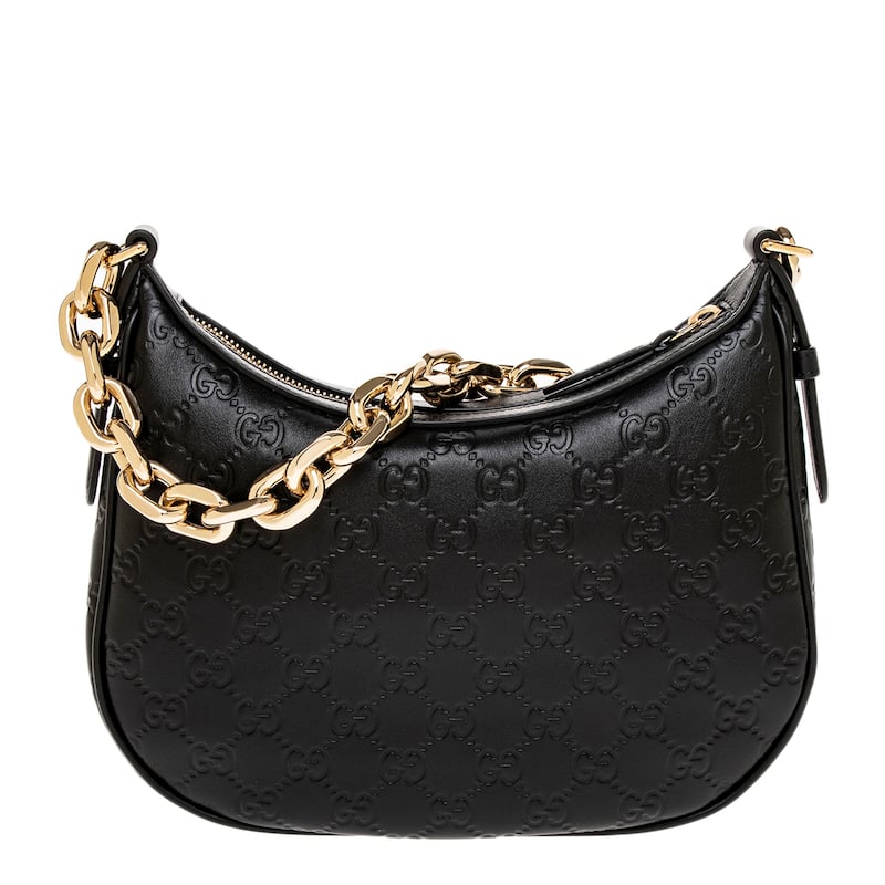 Gucci GG Emblem Medium Shoulder Bag