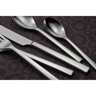 Oneida 18/0 Stainless Steel Chef's Table Satin Dinner Forks (Set of 12 ...