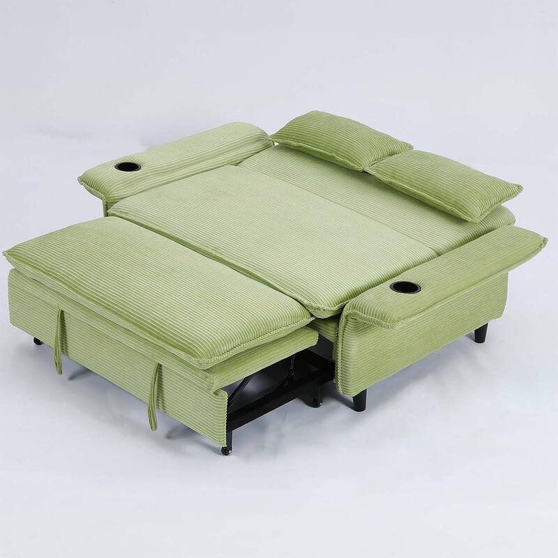 65.74-inch Adjustable Armrest and Backrest Multi-Functional Sofa Bed,Ideal for Bedrooms and Living Rooms