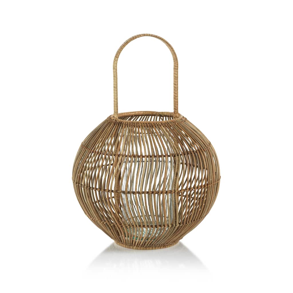 Teramo Rattan Woven Decorative Lantern