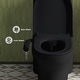 preview thumbnail 3 of 4, Aqua Non-Electric Bidet Toilet Attachment In Matte Black With Black Knob
