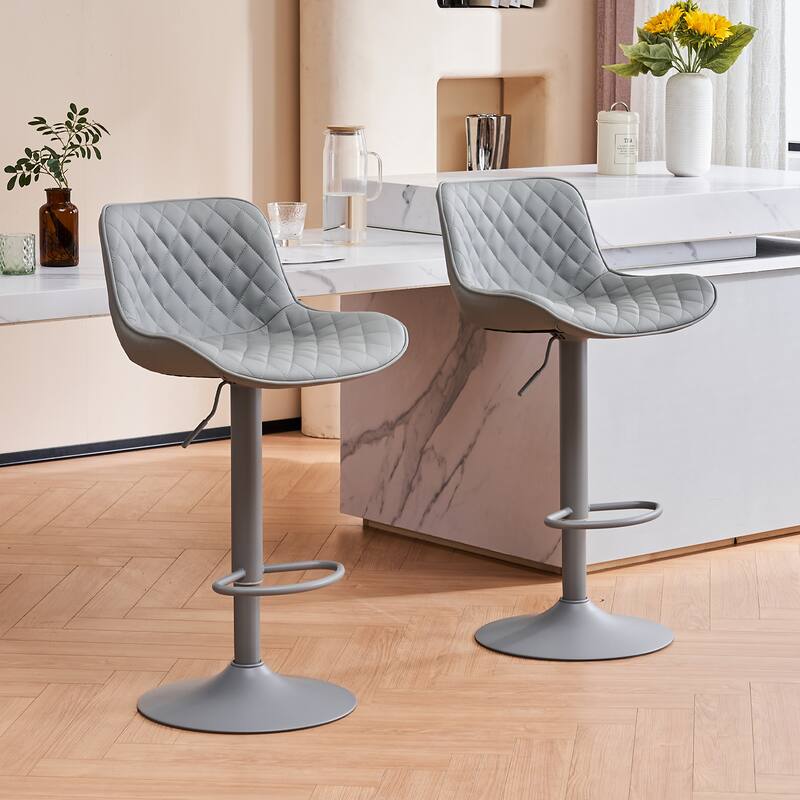Counter Height Modern Barstools Set of 2 Kitchen Bar stools Side Counter Stools