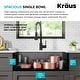 preview thumbnail 64 of 162, KRAUS Kore Workstation Undermount Stainless Steel Kitchen Sink