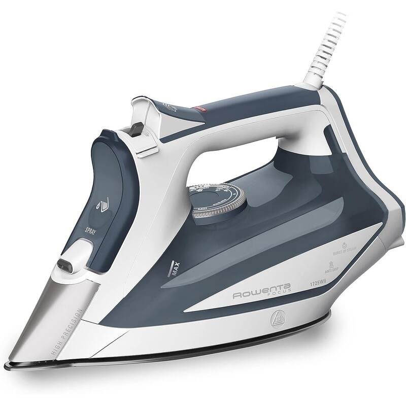 Stainless Steel Soleplate Steam Iron for Clothes Standard 400 Microsteam Holes On Sale Bed