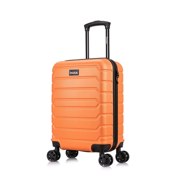 InUSA Trend lightweight hardside spinner 20 inch carry-on Orange ...