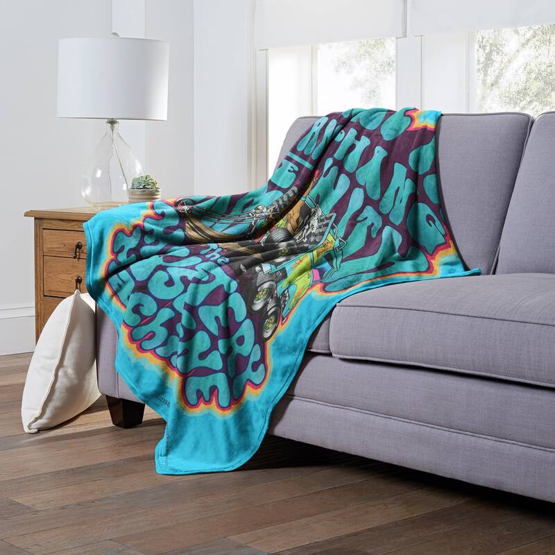 Warner Brothers Scooby Doo Roll in the Van Silk Touch Throw Blanket